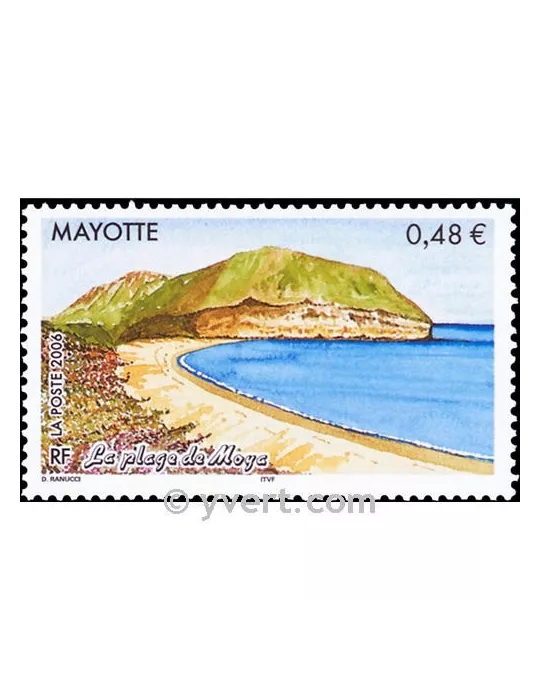 n° 187 - Timbre Mayotte Poste