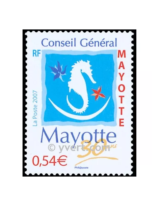 n° 198 - Timbre Mayotte Poste