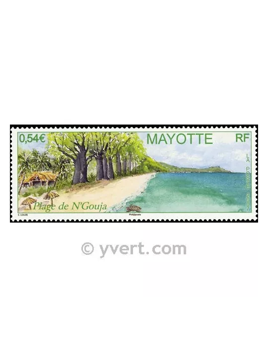 n° 206 - Timbre Mayotte Poste