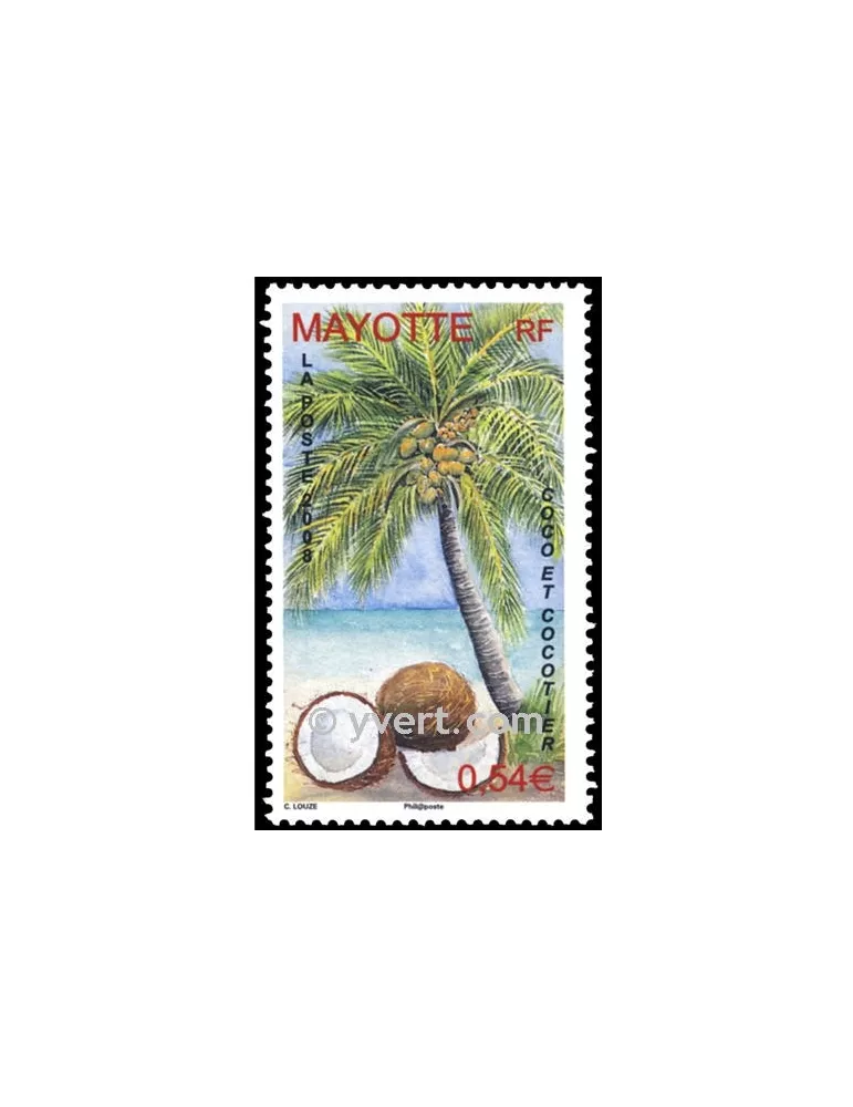 n° 209 - Timbre Mayotte Poste