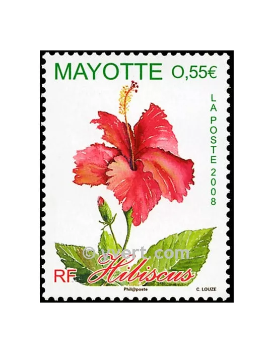 n° 214 - Timbre Mayotte Poste