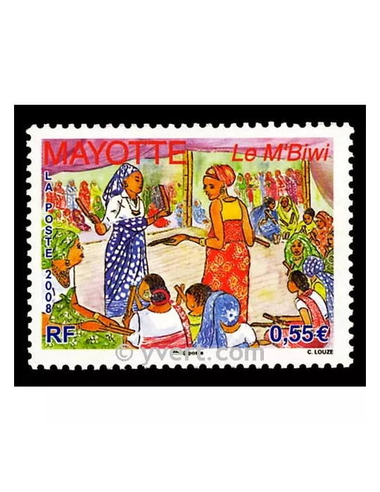 n° 217 - Timbre Mayotte Poste