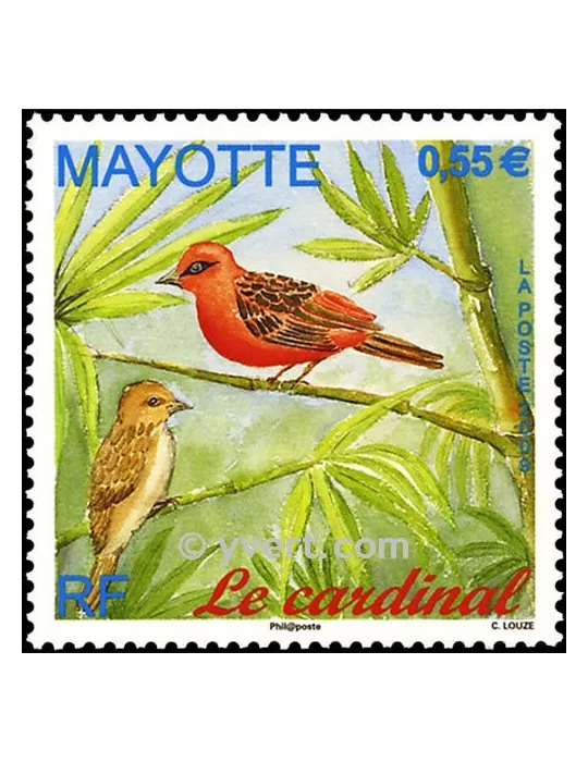 n° 221 - Timbre Mayotte Poste