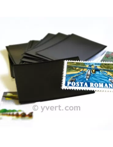 Pochettes double soudure - Lxh:252x110mm (Fond noir) 2