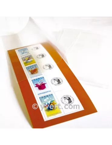 Pochettes double soudure - Lxh:235x58mm (Fond transparent) 2
