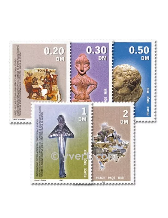 n° 1/5 - Timbre Kosovo - ONU Poste