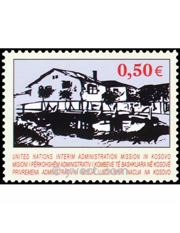 n° 27 - Timbre Kosovo - ONU Poste