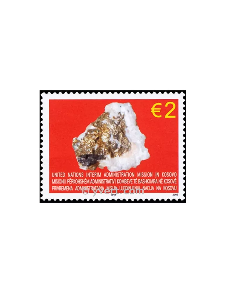 n° 42 - Timbre Kosovo - ONU Poste