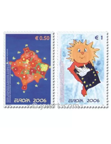 n° 43/44 - Timbre Kosovo - ONU Poste