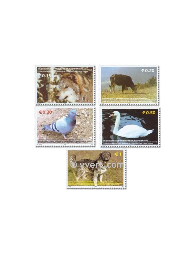 n° 45/49 - Timbre Kosovo - ONU Poste