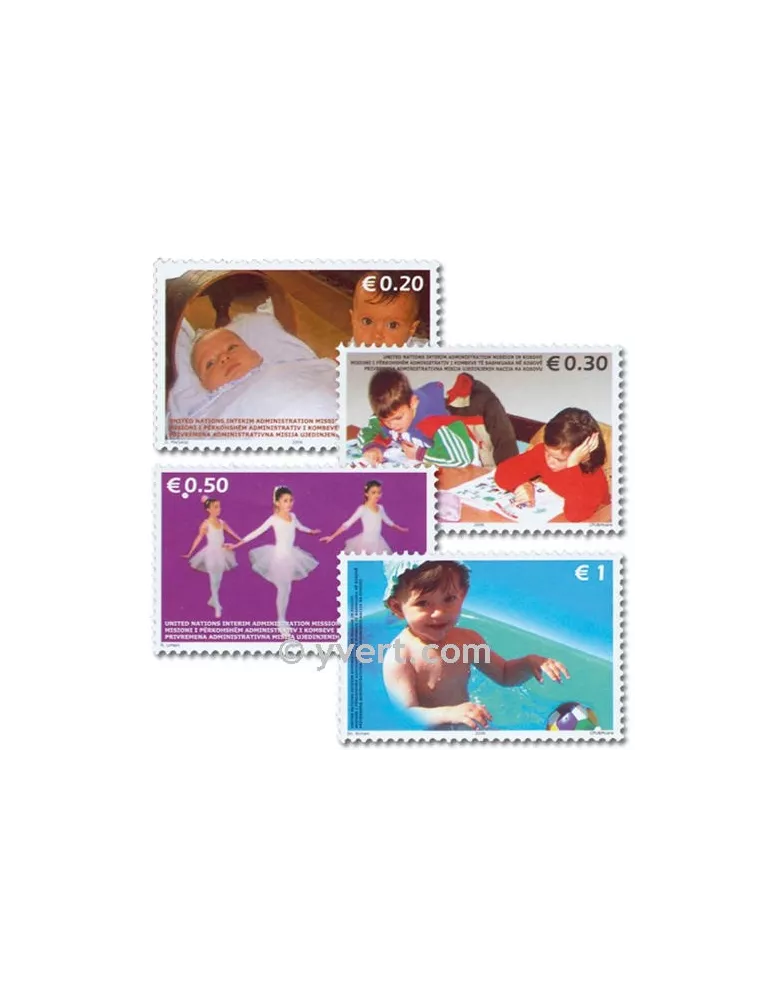 n° 50/53 - Timbre Kosovo - ONU Poste