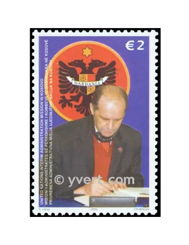 n° 58 - Timbre Kosovo - ONU Poste