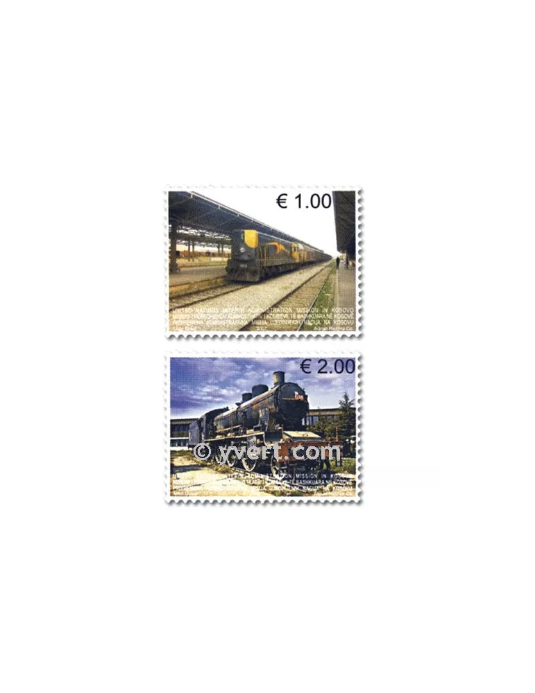 n° 90/91 - Timbre Kosovo - ONU Poste