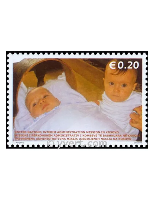 n° 2 - Timbre Kosovo - ONU Blocs et feuillets
