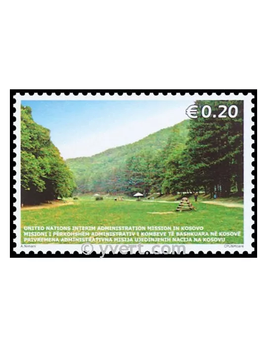 n° 3 - Timbre Kosovo - ONU Blocs et feuillets