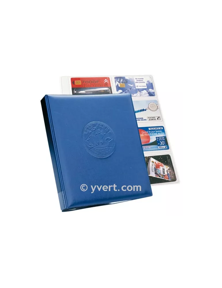 CARAVELLE : la reliure + 10 feuilles télécartes et coin cards