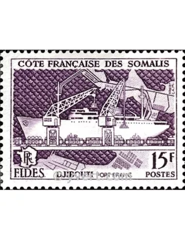 n° 285 - Timbre Cote des Somalis Poste