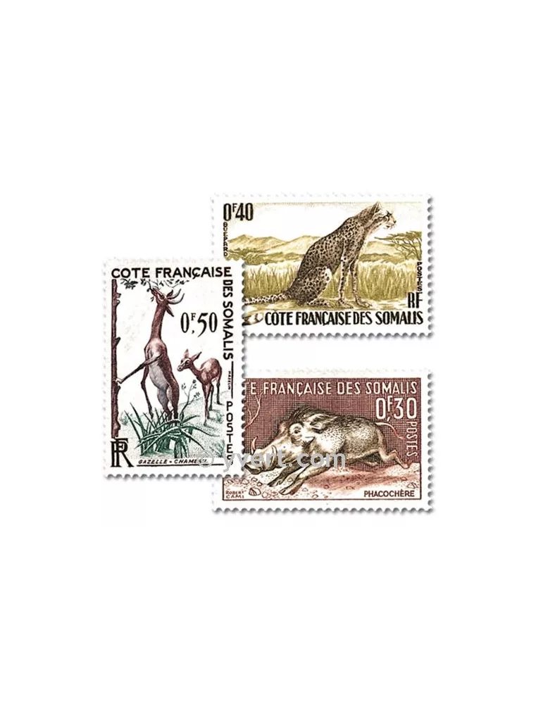 n° 287/289 - Timbre Cote des Somalis Poste