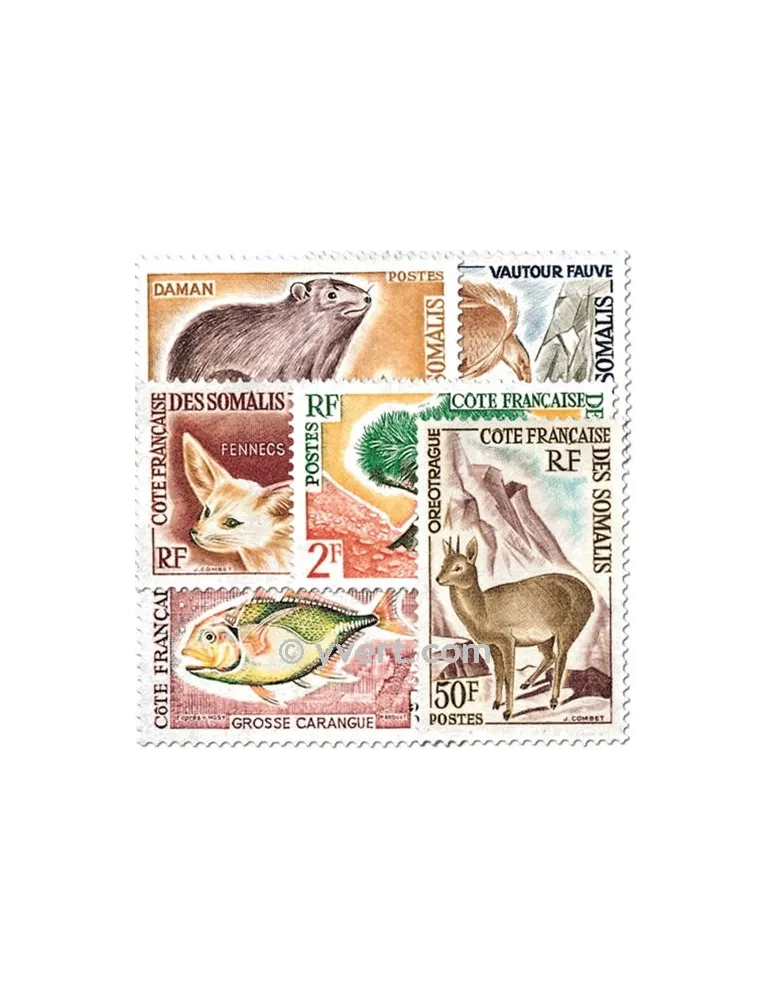 n° 305/310 - Timbre Cote des Somalis Poste