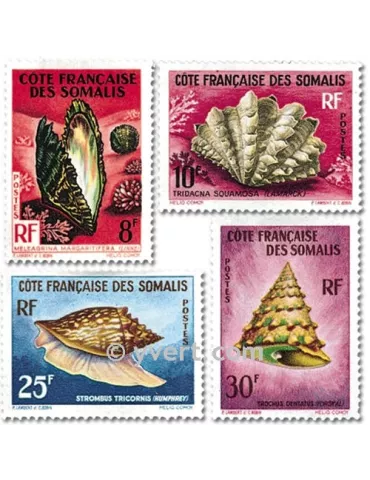 n° 311/314 - Timbre Cote des Somalis Poste
