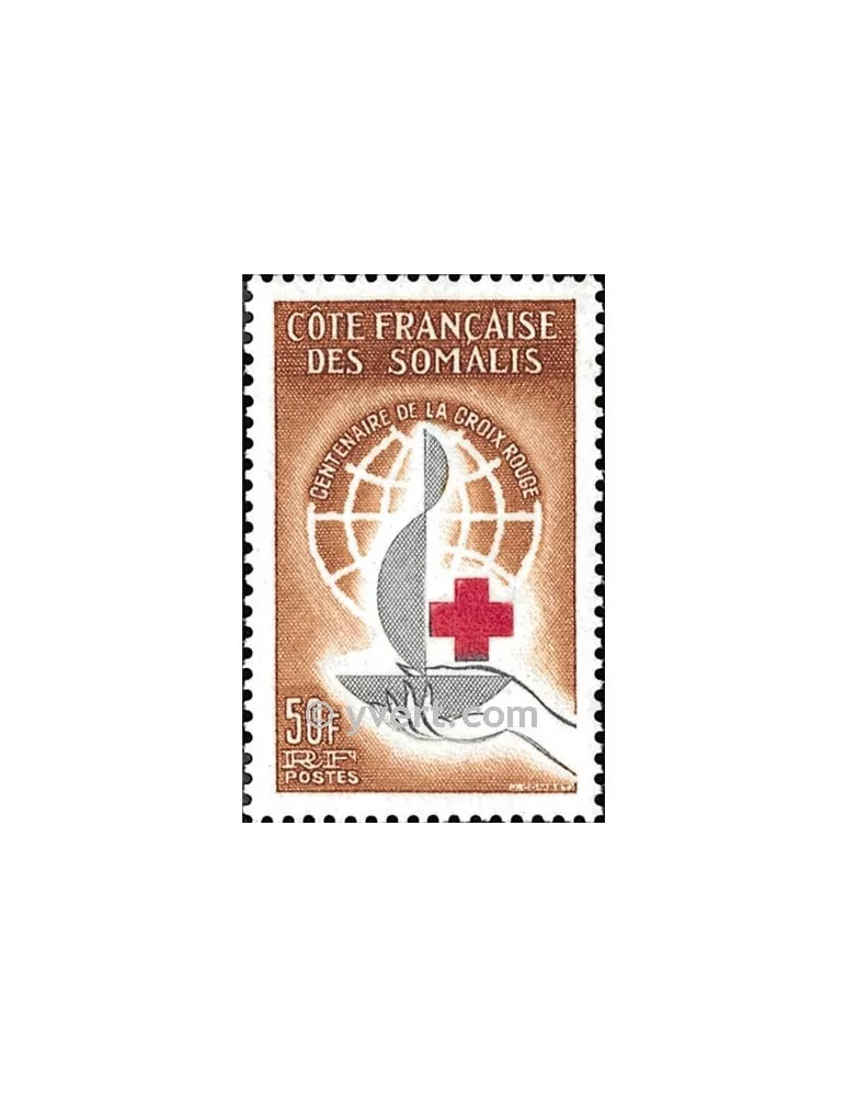 n° 315 - Timbre Cote des Somalis Poste