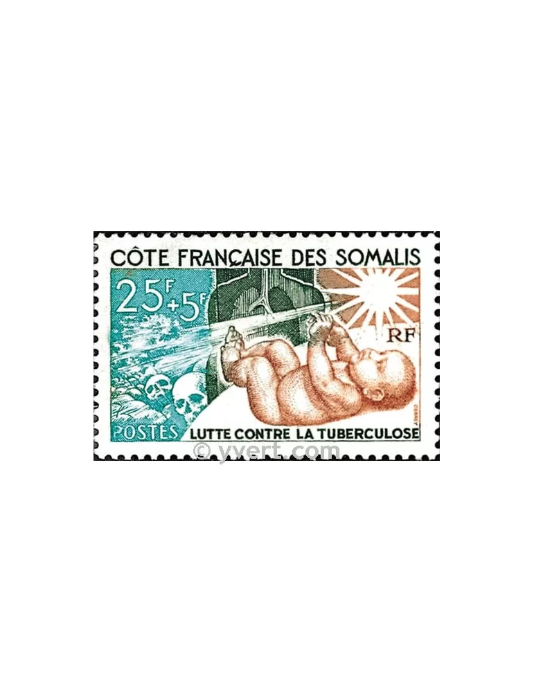 n° 324 - Timbre Cote des Somalis Poste
