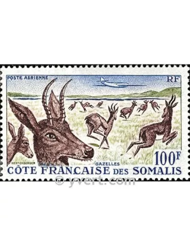 n° 26 - Timbre Cote des Somalis Poste aérienne