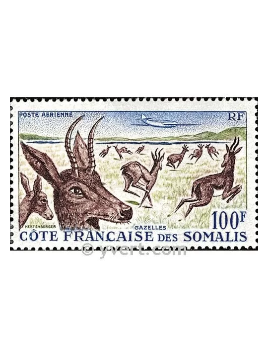 n° 26 - Timbre Cote des Somalis Poste aérienne