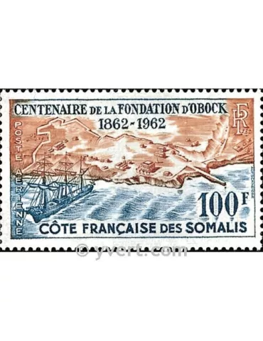 n° 30 - Timbre Cote des Somalis Poste aérienne