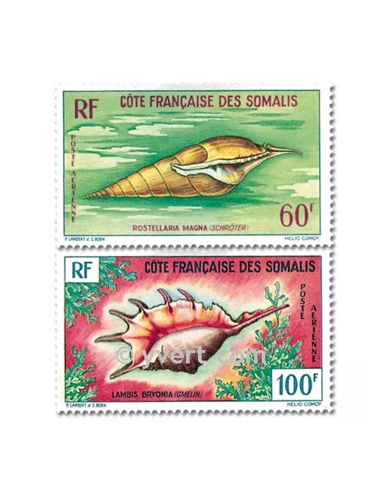 n° 31/32 - Timbre Cote des Somalis Poste aérienne