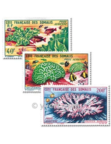 n° 34/36 - Timbre Cote des Somalis Poste aérienne