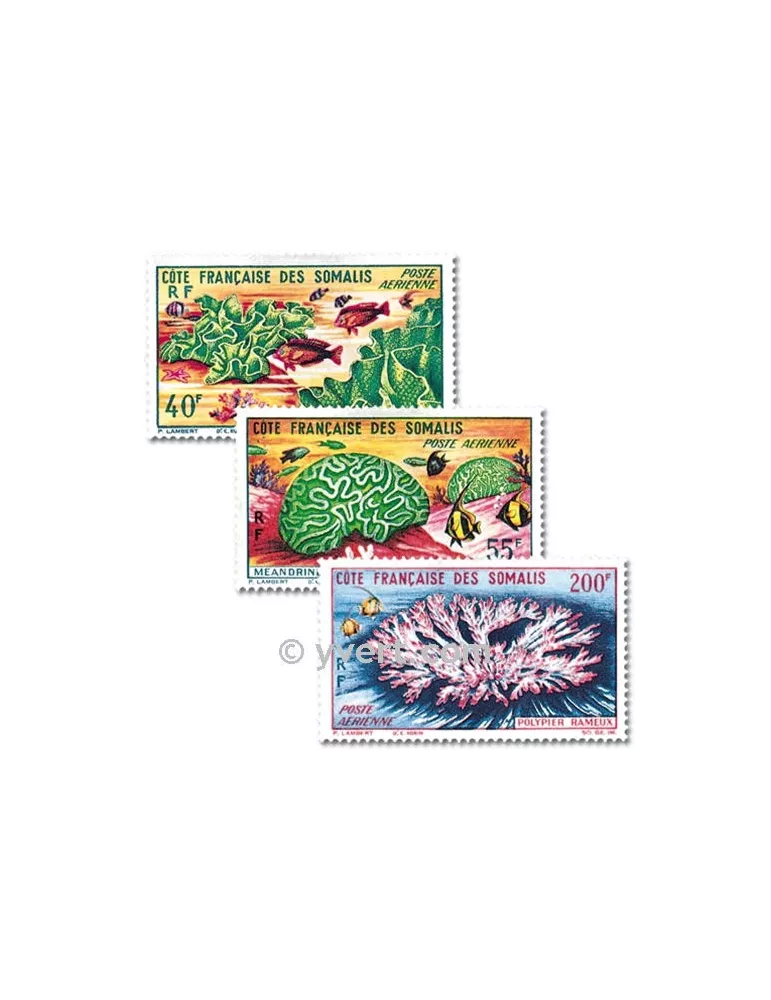 n° 34/36 - Timbre Cote des Somalis Poste aérienne
