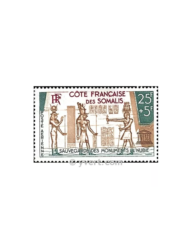 n° 37 - Timbre Cote des Somalis Poste aérienne