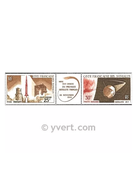 n° 46A - Timbre Cote des Somalis Poste aérienne