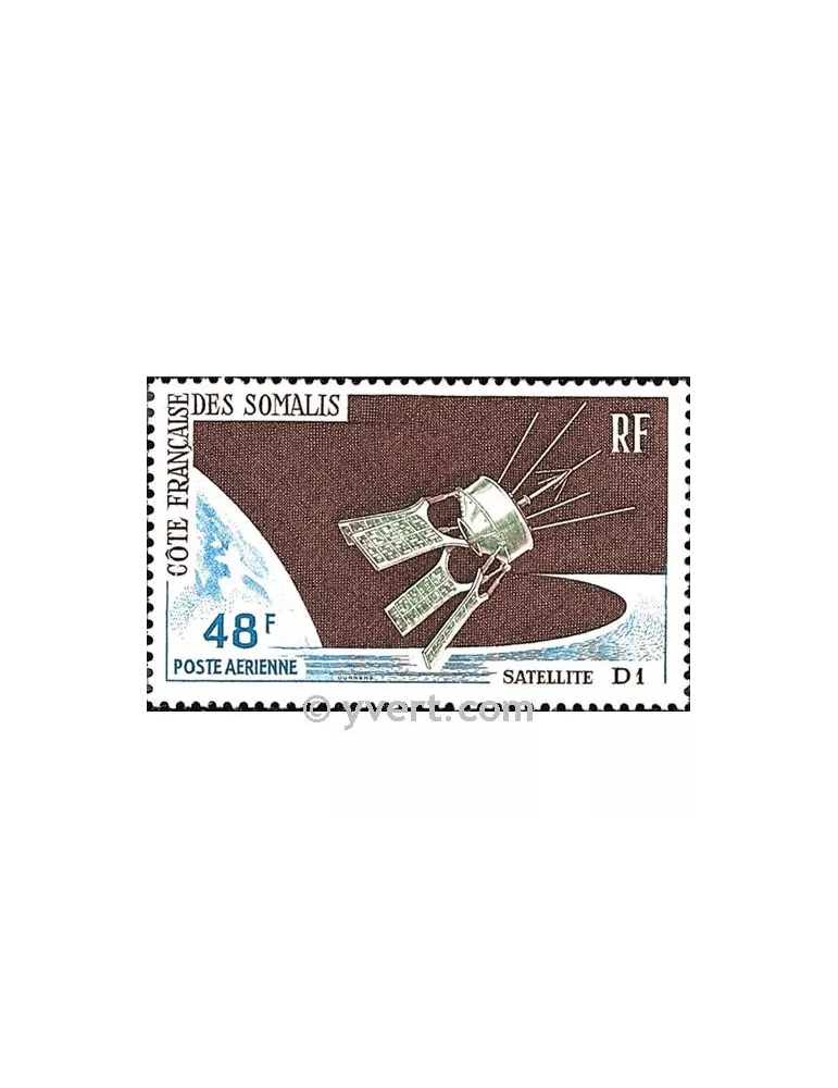 n° 48 - Timbre Cote des Somalis Poste aérienne