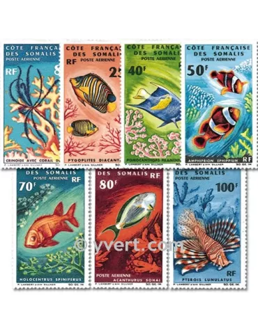n° 49/55 - Timbre Cote des Somalis Poste aérienne