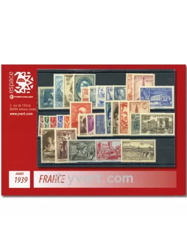 n° 419/450 - Timbre France Année complète (1939)