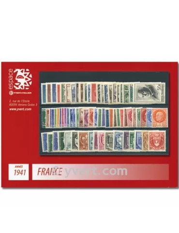 n° 470/537 - Timbre France Année complète (1941)