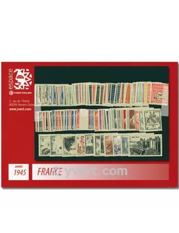 n° 669/747 - Timbre France Année complète (1945)