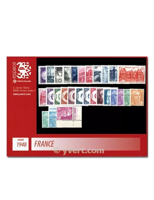n° 793/822 - Timbre France Année complète (1948)