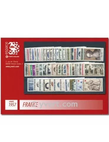 n° 1091/1141 - Timbre France Année complète (1957)