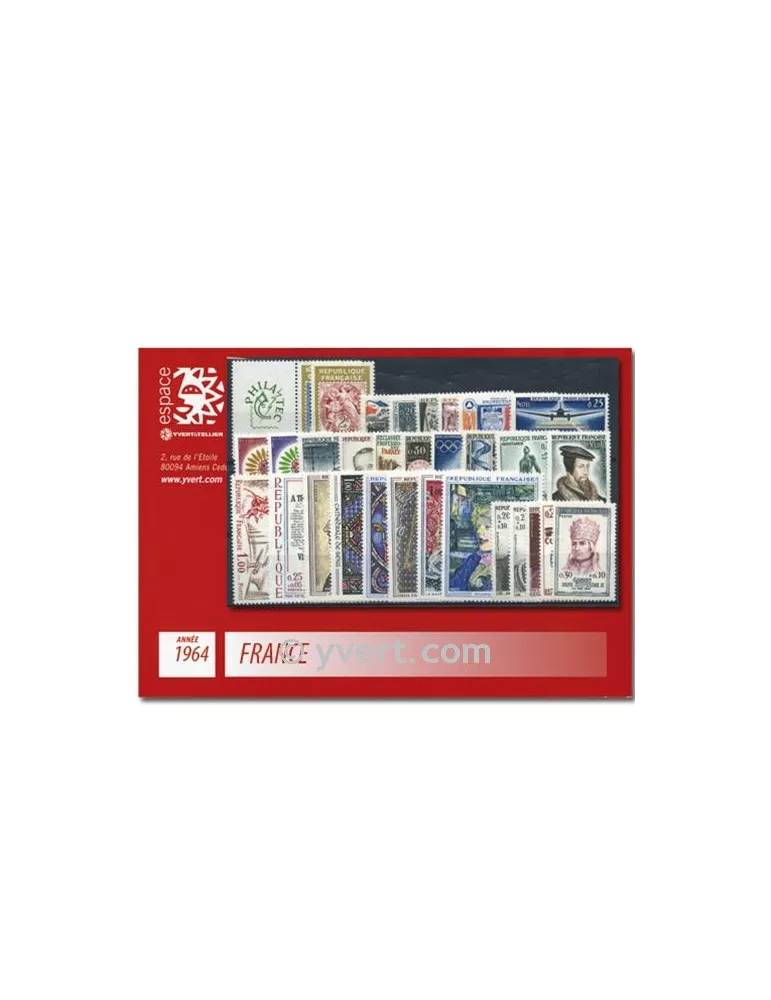 n° 1404/1434 - Timbre France Année complète (1964)