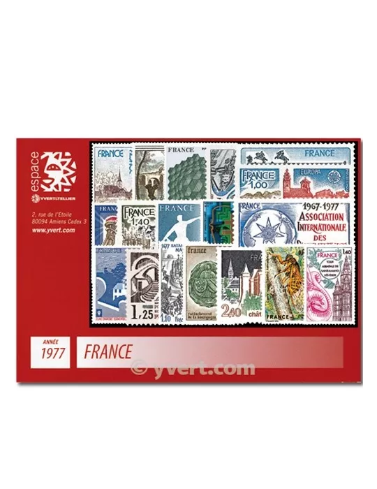 n° 1914/1961 - Timbre France Année complète (1977)