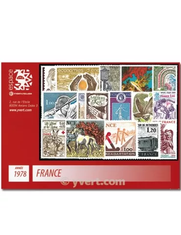 n° 1962/2027 - Timbre France Année complète (1978)