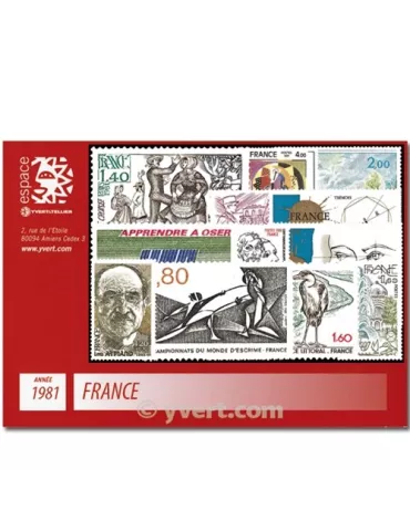 n° 2118/2177 - Timbre France Année complète (1981)