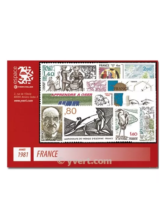 n° 2118/2177 - Timbre France Année complète (1981)