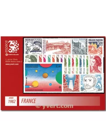 n° 2178/2251 - Timbre France Année complète (1982)