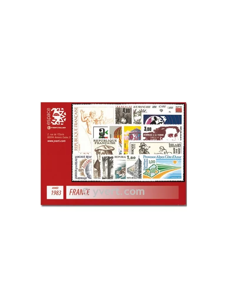 n° 2252/2298 - Timbre France Année complète (1983)