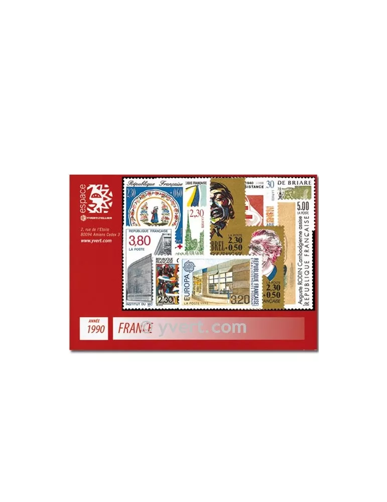 n° 2615/2675 - Timbre France Année complète (1990)