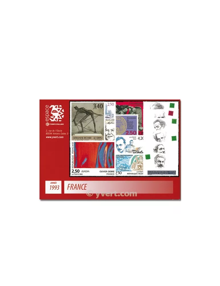 n° 2785/2853 - Timbre France Année complète (1993)